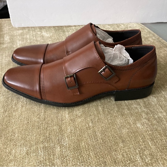 Unlisted Kenneth Cole Production Men's Music Lesson Slip-On Loafer Cognac - Picture 8 of 10